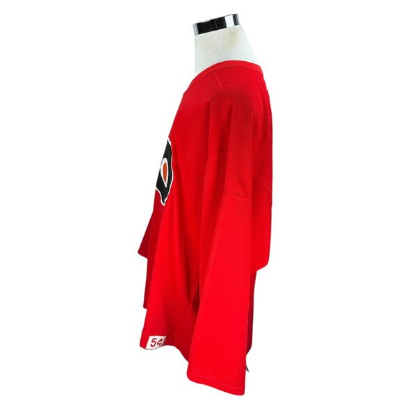 Vintage Jofa Philadelphia Flyers Center Ice Jersey Men's 54 Red Fight Strap Rare - Picture 3 of 12